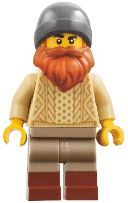 LEGO Harbormaster's Office Fisherman (bdp152) Icons Minifigure
