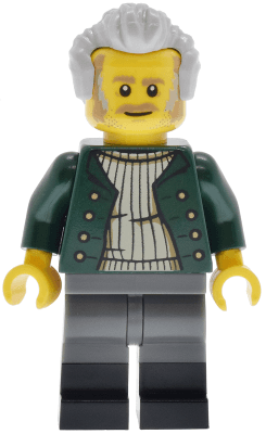 LEGO Harbormaster's Office Harbormaster (bdp153) Icons Minifigure
