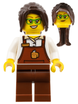 LEGO The Art of Chocolate Barista (bdp163) minifigure