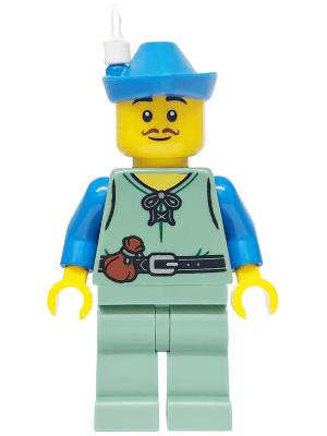 LEGO Forest Stronghold Peasant (bdp166) Icons Minifigure