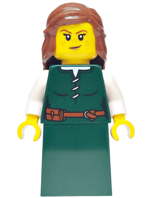 LEGO Forest Stronghold Peasant (bdp173) Icons Minifigure