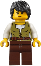 LEGO Medieval Seaside Market Snake Charmer (bdp181) Icons Minifigure