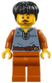 LEGO Medieval Seaside Market Wine Seller (bdp183) Icons Minifigure