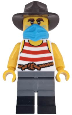 LEGO Wild West Train Bandit (bdp194) Icons Minifigure