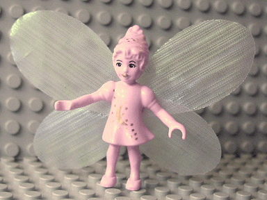Belville Fairy (Millimy) - Pink with Moon Pattern, Wings, Bow