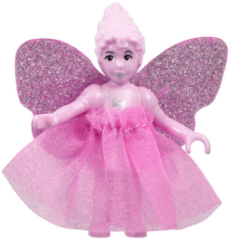 Belville Fairy  - Bright Pink with Stars Pattern, Skirt with Wings
