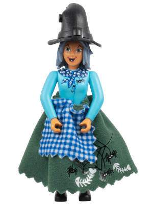 LEGO Belville Female Adult Woman (Witch) (belvfemale54a) Belville Minifigure