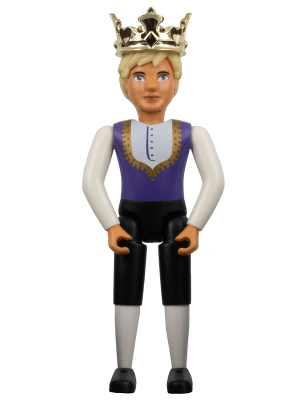 LEGO Belville Male Adult Man (King) (belvmale19a) Belville Minifigure