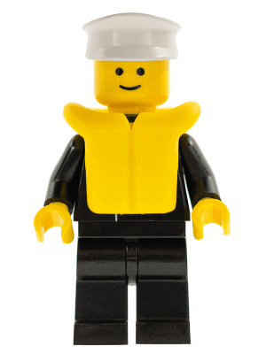 Boat Admiral with Gold Anchor Pattern, Life Jacket