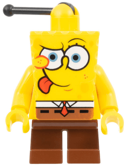SpongeBob - Intent Look, Tongue Out