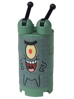 LEGO Plankton with Sticker (bob024s) minifigure