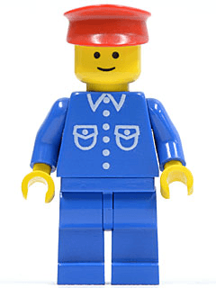 LEGO Shirt with 6 Buttons (but020) Town / City Minifigure