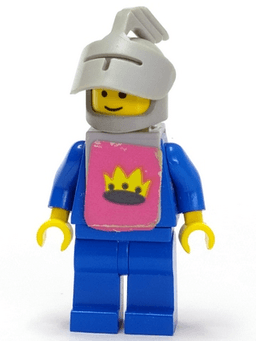 Classic - Yellow Castle Knight Blue Cavalry - with Vest Stickers