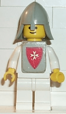 Classic - Yellow Castle Knight White - with Vest Stickers