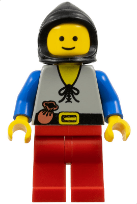 Peasant - Red Legs, Black Hood