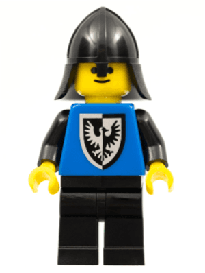 Black Falcon - Black Legs, Black Neck-Protector, Shield Bottom Round (Vintage)