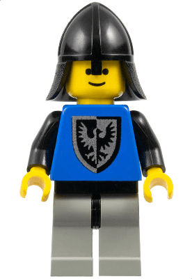 Black Falcon - Light Gray Legs with Black Hips, Black Neck-Protector