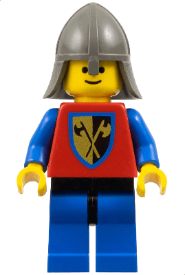 Crusader Axe - Blue Legs with Black Hips, Dark Gray Neck-Protector