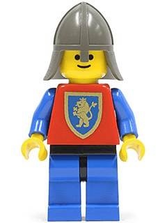 Crusader Lion - Blue Legs with Black Hips, Dark Gray Neck-Protector