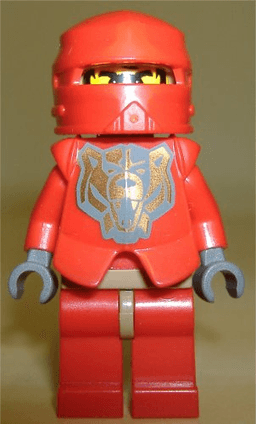 Knights Kingdom II - Santis with Gold Pattern Armor, Dark Bluish Gray Hands