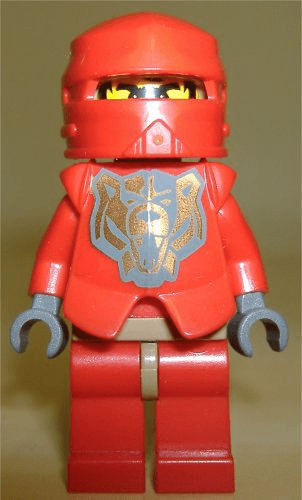 Knights Kingdom II - Santis with Gold Pattern Armor, Dark Bluish Gray Hands