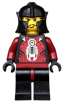 Knights Kingdom II - Shadow Knight, Adventurer Head (Chess Pawn)