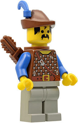 LEGO Dark Forest (cas286) Castle Minifigure
