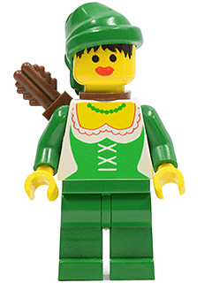 LEGO Forestwoman (Original) (cas319) minifigure