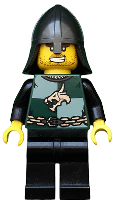 Kingdoms - Dragon Knight Quarters, Helmet with Neck Protector, Bared Teeth
