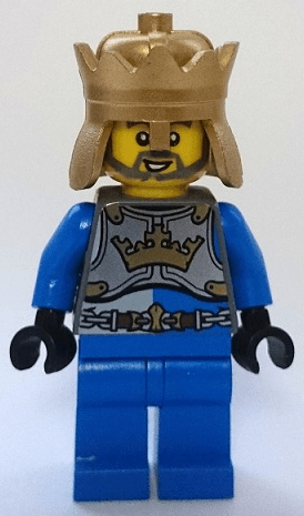 Castle - King's Knight Breastplate with Crown and Chain Belt, Crown