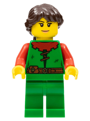 LEGO Forestwoman (cas558) Castle Minifigure
