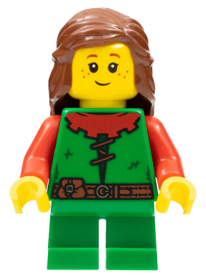 LEGO Forest Girl (cas573) Castle Minifigure