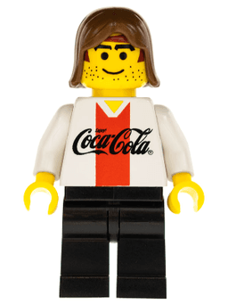 LEGO Soccer Player Coca-Cola Striker 3 (cc4451) minifigure