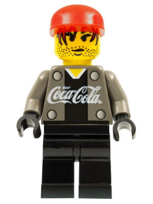 LEGO Soccer Player Coca-Cola Goalie (cc4453) Sports Minifigure