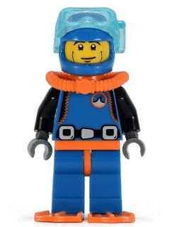 LEGO Deep Sea Diver Series 1 (Minifigure Only without Stand and Accessories) (col015) minifigure