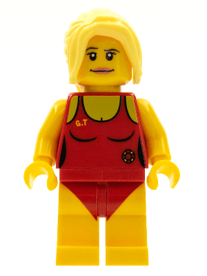 LEGO Lifeguard Series 2 (Minifigure Only without Stand and Accessories) (col024) Collectible Minifigures Minifigure