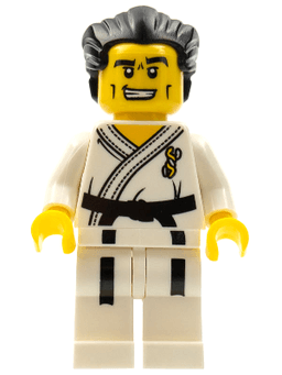 LEGO Karate Master Series 2 (Minifigure Only without Stand and Accessories) (col030) minifigure
