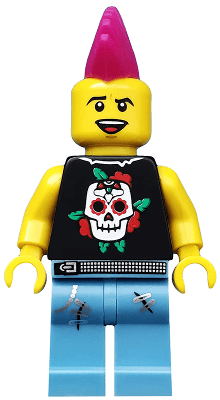 LEGO Punk Rocker Series 4 (Minifigure Only without Stand and Accessories) (col052) minifigure