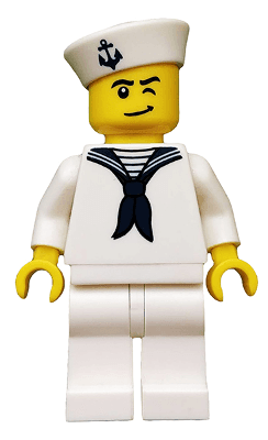 LEGO Sailor Series 4 (Minifigure Only without Stand and Accessories) (col058) Collectible Minifigures Minifigure