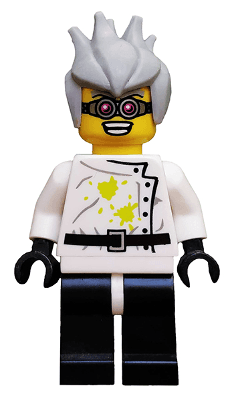 LEGO Crazy Scientist Series 4 (Minifigure Only without Stand and Accessories) (col064) Collectible Minifigures Minifigure
