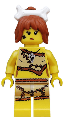 LEGO Cave Woman Series 5 (Minifigure Only without Stand and Accessories) (col069) Collectible Minifigures Minifigure