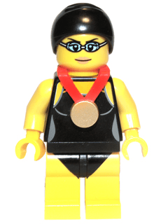 LEGO Swimming Champion Series 7 (Minifigure Only without Stand and Accessories) (col097) minifigure