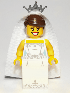 LEGO Bride Series 7 (Minifigure Only without Stand and Accessories) (col100) Collectible Minifigures Minifigure