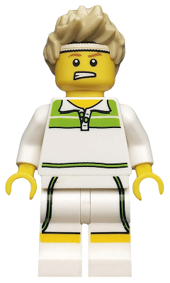 LEGO Tennis Ace Series 7 (Minifigure Only without Stand and Accessories) (col105) Collectible Minifigures Minifigure