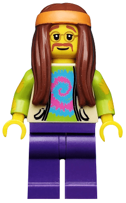 LEGO Hippie Series 7 (Minifigure Only without Stand and Accessories) (col107) minifigure
