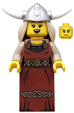 Viking Woman, Series 7 (Minifigure Only without Stand and Accessories)