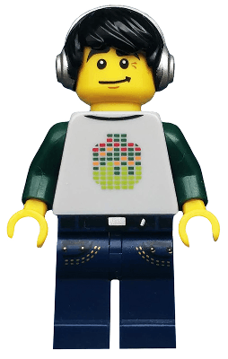DJ, Series 8 (Minifigure Only without Stand and Accessories)