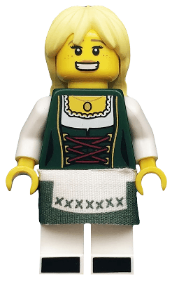 LEGO Pretzel Girl Series 11 (Minifigure Only without Stand and Accessories) (col165) minifigure