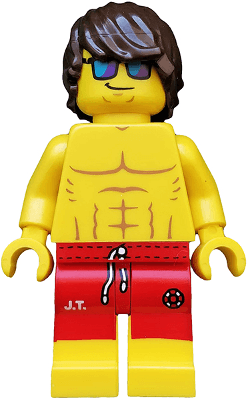Lifeguard, Series 12 (Minifigure Only without Stand and Accessories)