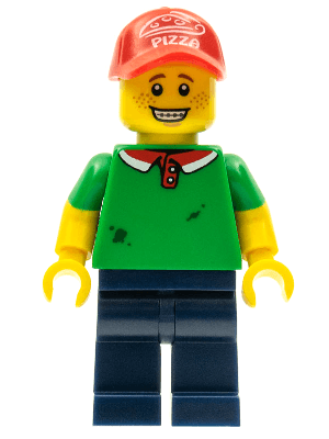 Pizza Delivery Guy, Series 12 (Minifigure Only without Stand and Accessories)